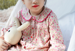 Set mặc nhà hoa nhí cổ sen (có 3 màu)