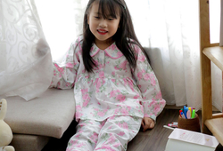 Set Pỵjamas babydoll bông hồng