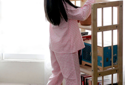 Set Pyjamas kẻ hồng