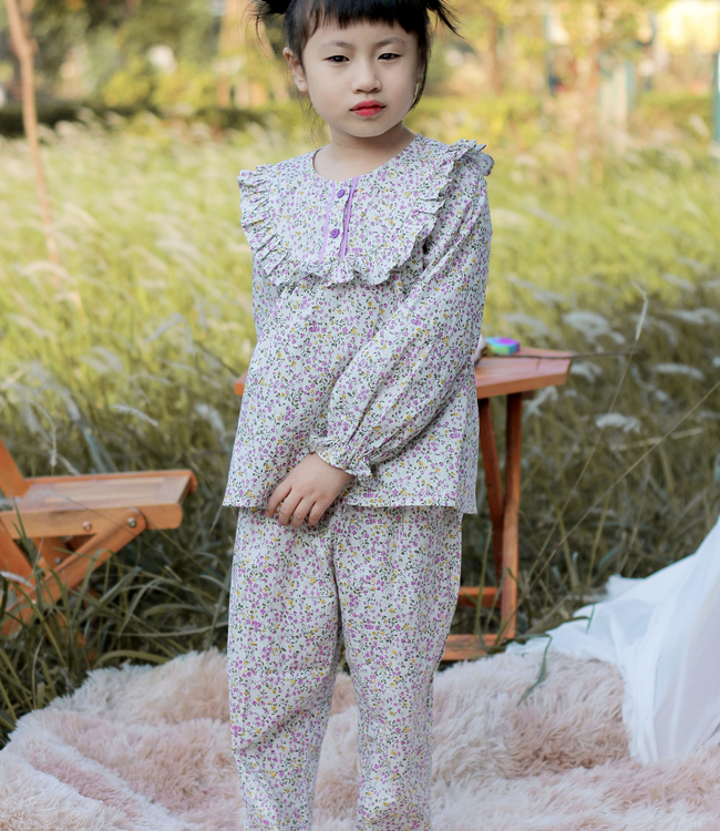 Set mặc nhà hoa nhí bèo ngực (có 4 màu)