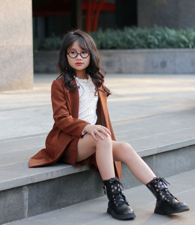 Set Vest nâu Vintage + quần short 