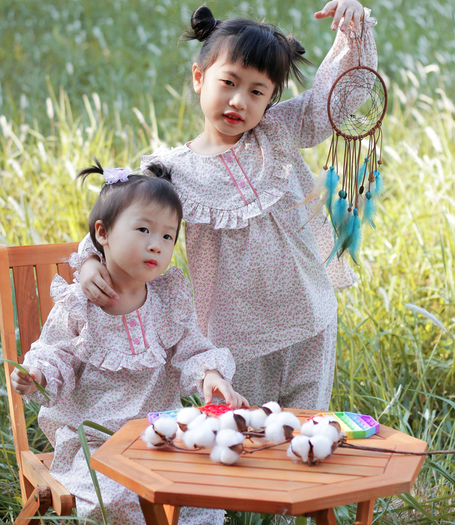 Set mặc nhà hoa nhí bèo ngực (có 4 màu)