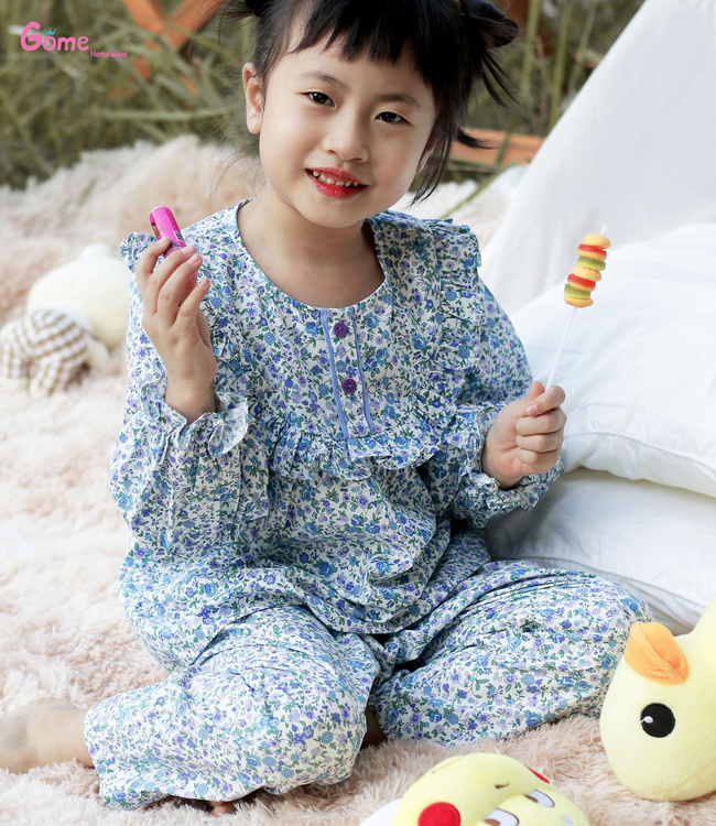 Set mặc nhà hoa nhí bèo ngực (có 4 màu)