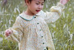 Set mặc nhà hoa nhí cổ sen (có 3 màu)