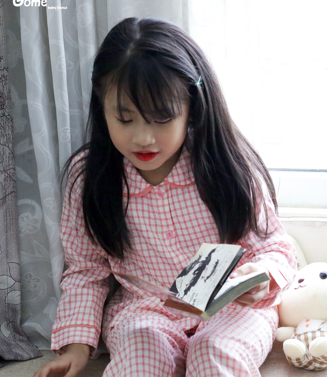 Set Pyjamas kẻ hồng